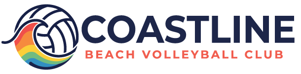 Coastline Beach Volleyball Logo